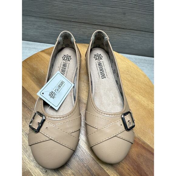 Harborsides Womens Beige Ballet Flats Size 6M - Picture 4 of 8